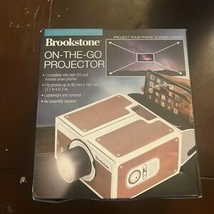 Brookstone on the go projector